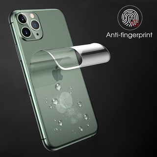 Hydrogel Anti gores belakang iPhone 11 X XR XS Max 12 Pro Max SE 13 mini Back skin Tempered Glass 7 plus 8 6 7+ 14 Garskin carbon karbon Hydro gel