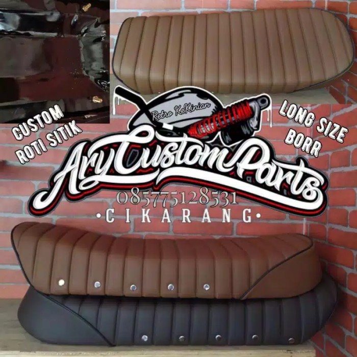 JOK W175 CUSTOM JAPSTYLE SCRAMBLER CAFERACER KULIT PRESS ANTI REMBES