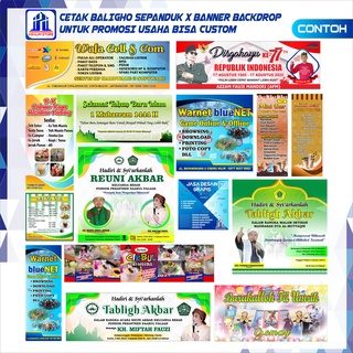 Jual Spanduk Sepanduk Usaha Backdrop Cetak Banner Baliho Costum Print ...