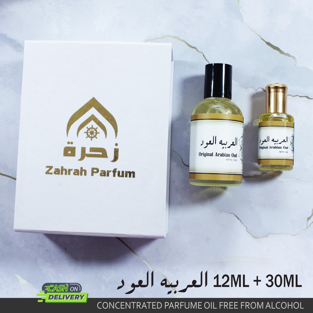 Jual ZAHRAH PARFUM ARABIAN OUD ROLLON 12 ML SPRAY 30 ML (NON ALKOHOL