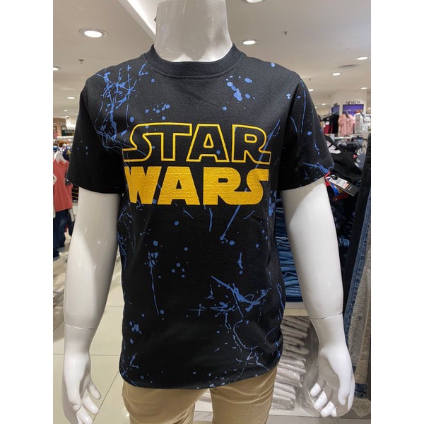 Star wars X Nevada Kaos Lengan Pendek Anak Laki Laki Usia 4-14 Tahun