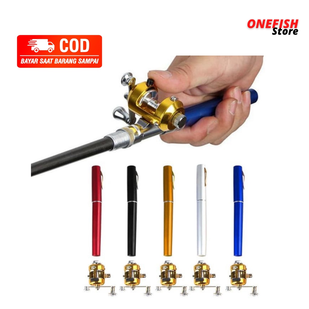 Pancing Pulpen Pena Mini Fishing Rod Pancing Pena Murah