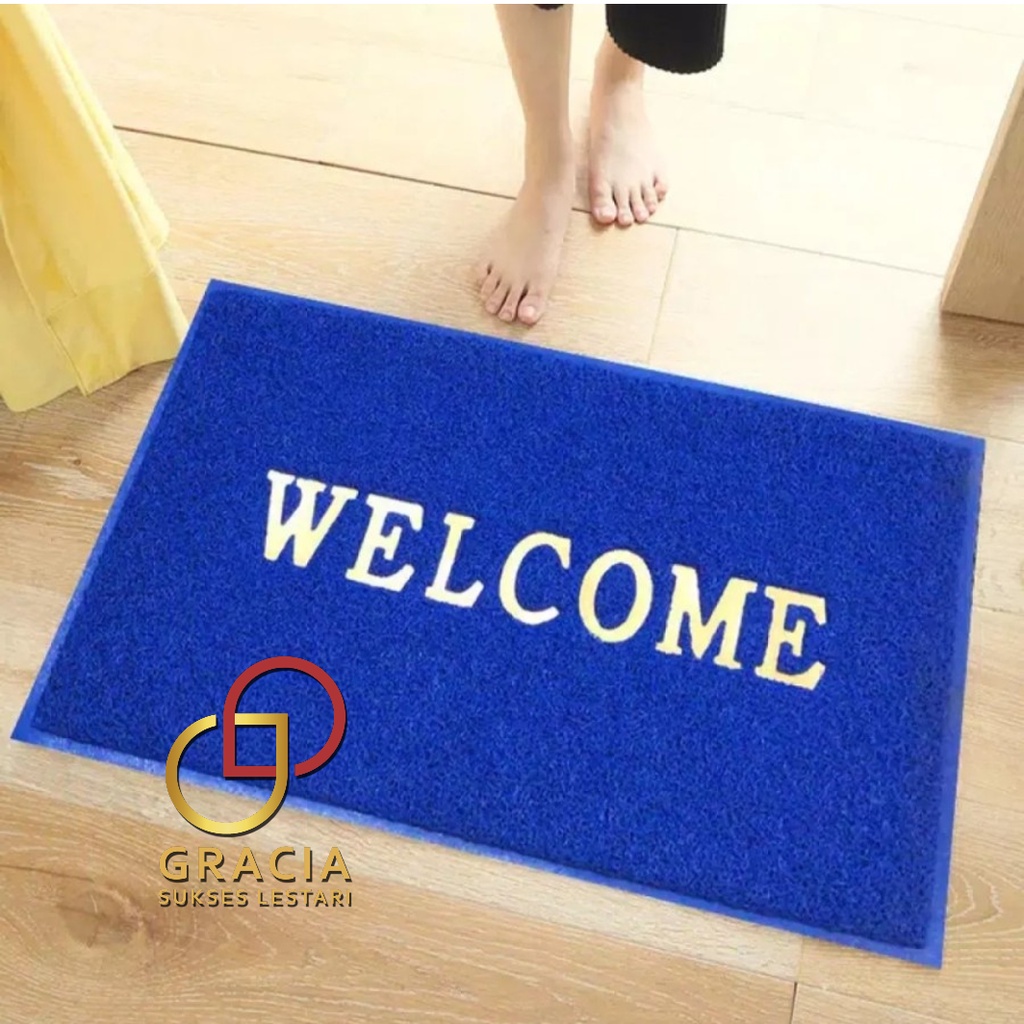 KESET KARPET PVC MIE BIHUN WELCOME - MODERN NEAT