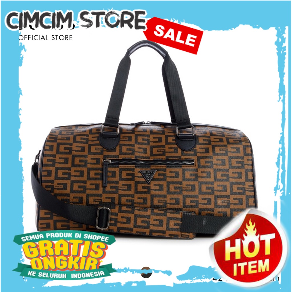 TAS KEKINIAN TERBARU TERMURAH / Tas Guess Original - Guess Ave Small Duffle