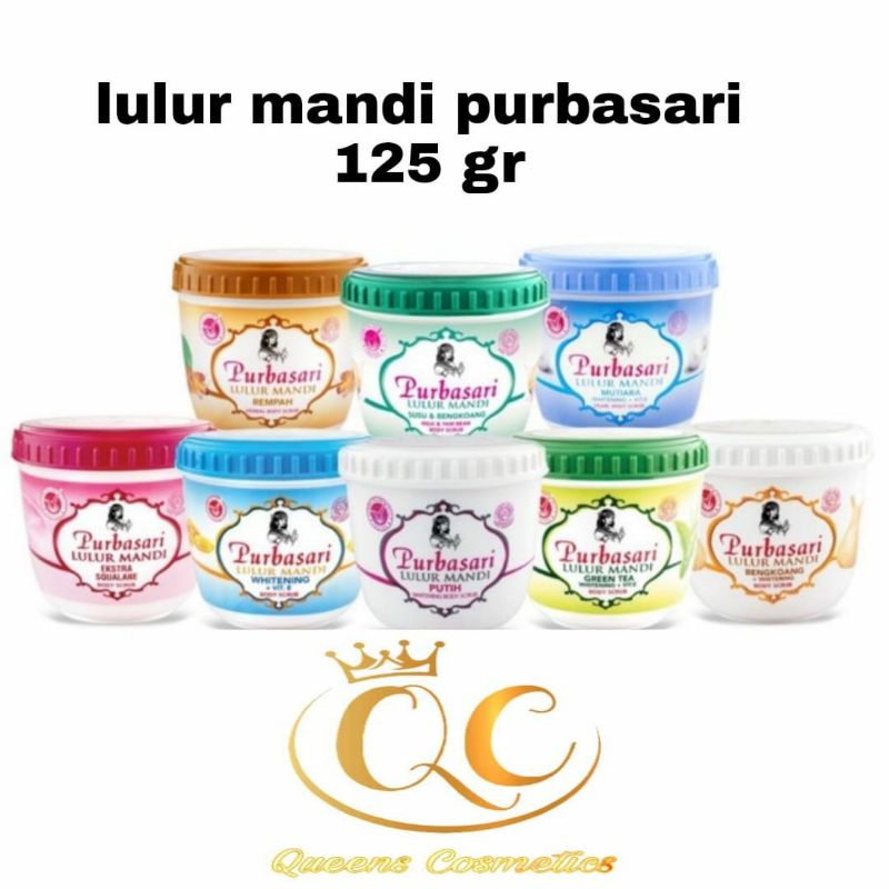 PURBASARI LULUR MANDI 100 GR|BODY SCRUB LULUR PURBASARI 100% ORIGINAL