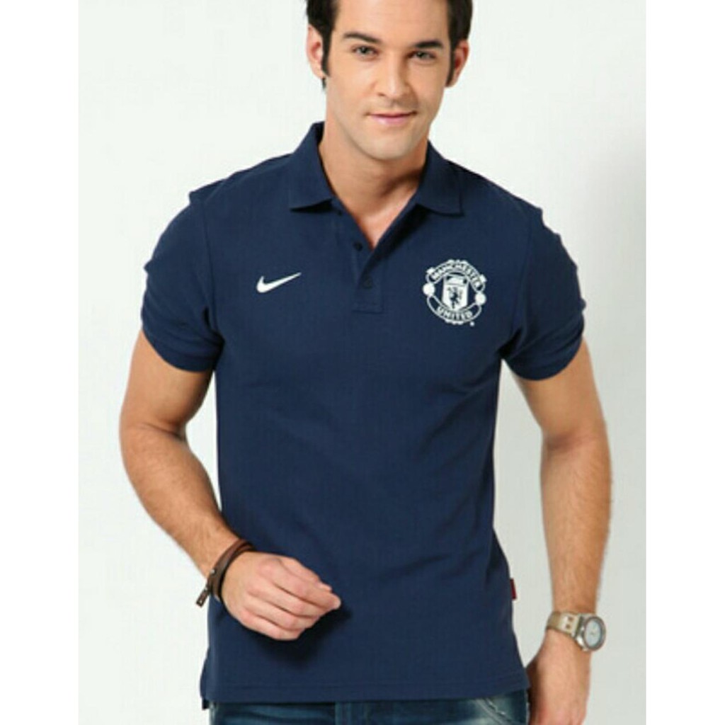 Promo POLO  SHIRT KAOS KERAH NIKE MANCHESTER UNITED Berkualitas