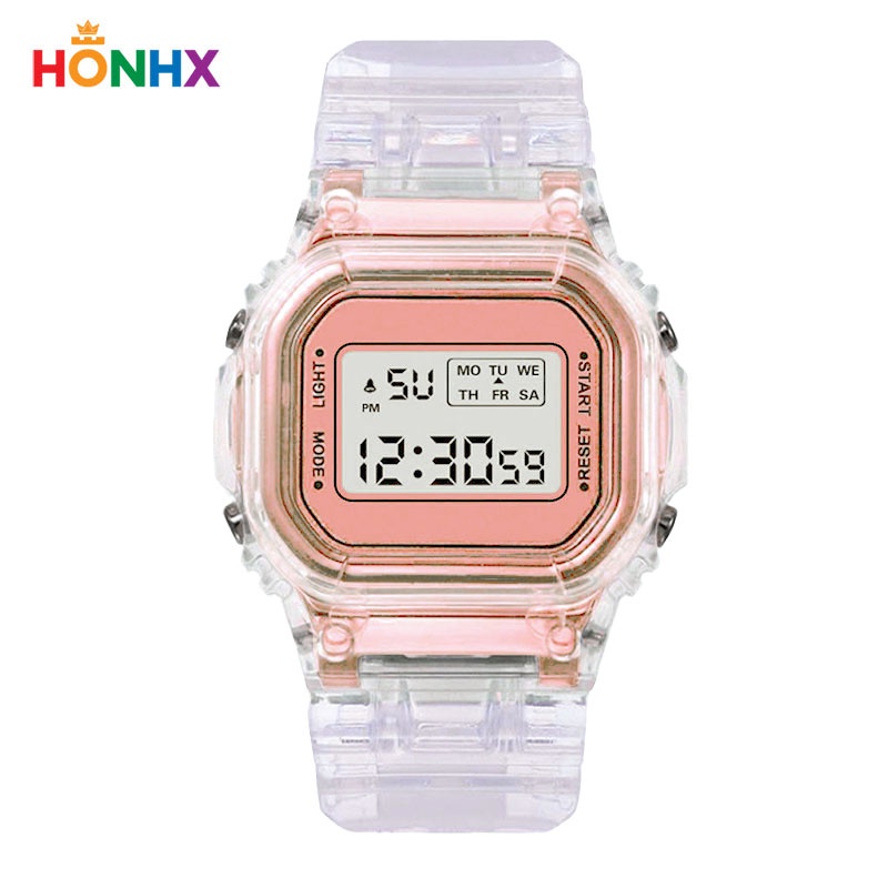 HONHX T576 Jam Tangan Wanita Digital Rubber WK-SBY