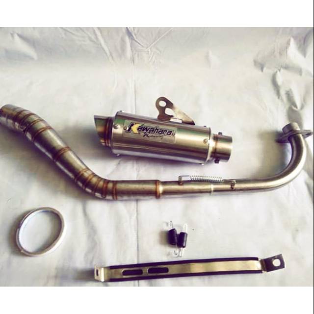 Knalpot kawahara for all motor bebek . Knalpot bebek .knalpot road race