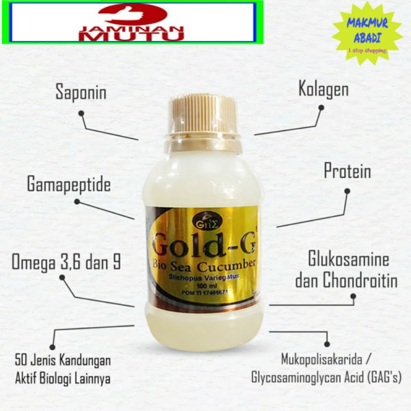 JELLY GAMAT GOLD G 100 ML ORIGINAL ASLI