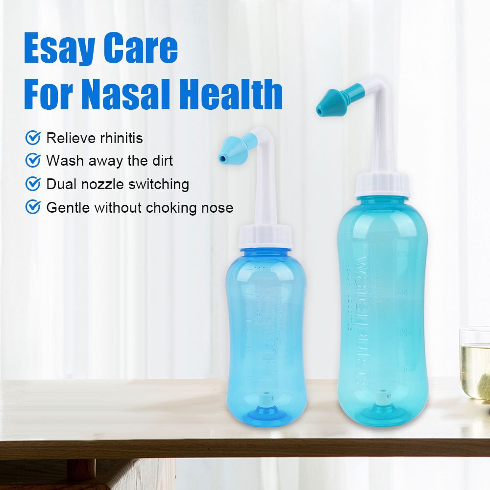 Botol Pencuci Hidung Saline Nasal Waterpulse 300 Ml 500 Ml dan Garam 2,7gr2