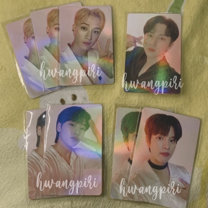 NACIFIC PHOTOCARD EVENT 3 STRAY KIDS BANGCHAN CHANGBIN I.N SEUNGMIN