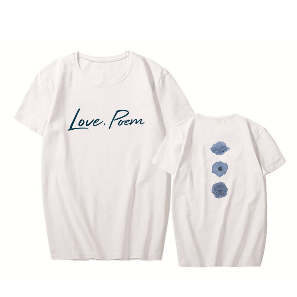 Kaos Kpop Unisex IU Love Poem