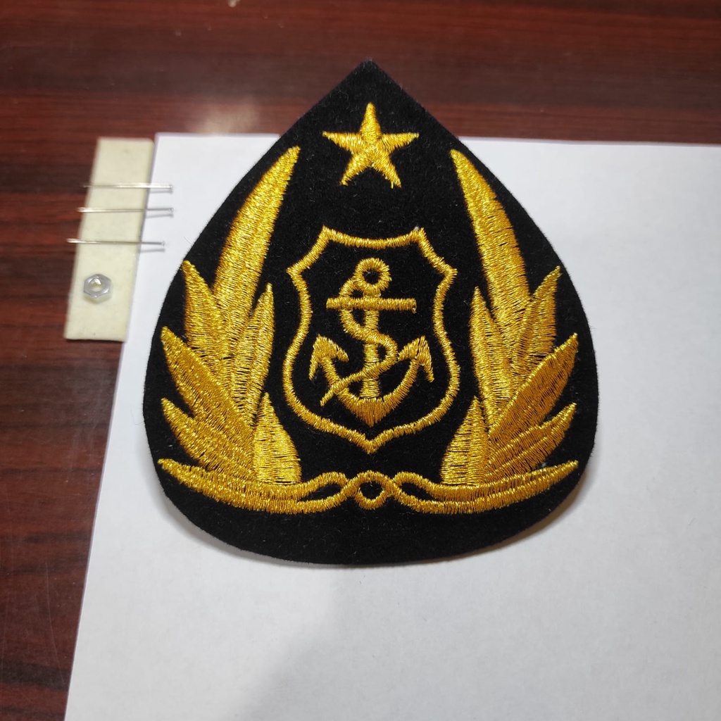 Emblem Logo Bordir Topi Pet Pelayaran Pelayar