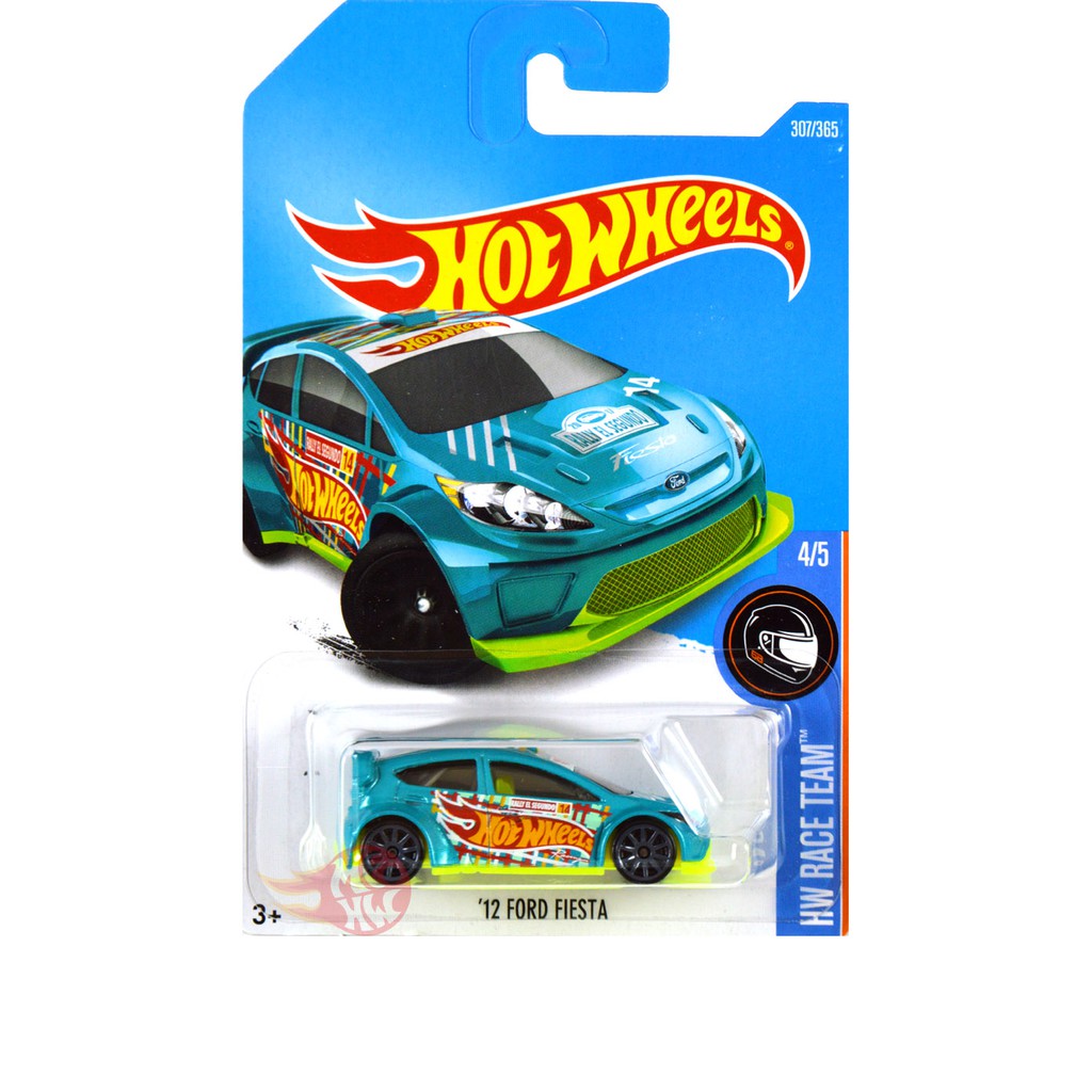 '12 Ford Fiesta HIJAU / GREEN HW RACE TEAM- HW Hot Wheels Hotwheel