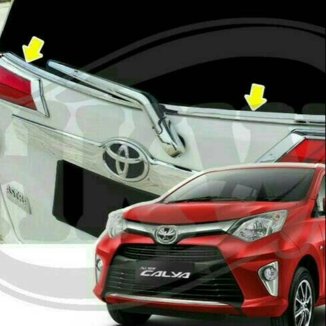 List kaca belakang calya