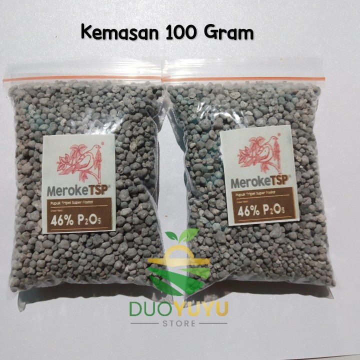Pupuk TSP 46% Repack 100 Gram Pupuk Pembenah Tanah