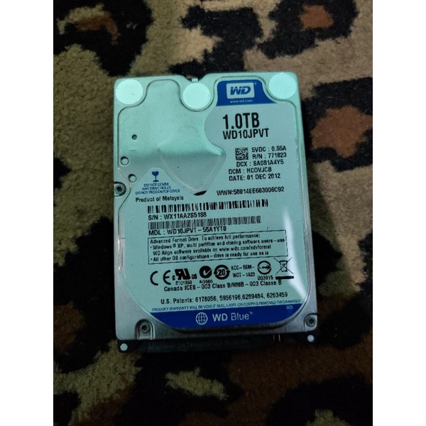 HDD external 2.5 inch 1TB tampa casing full game PS4