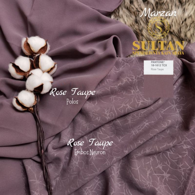 50CM EMBOS NEURON MAZEN ROSE TAUPE ANTI UV KAIN SULTAN (MEREK LAMA: MARZAN)