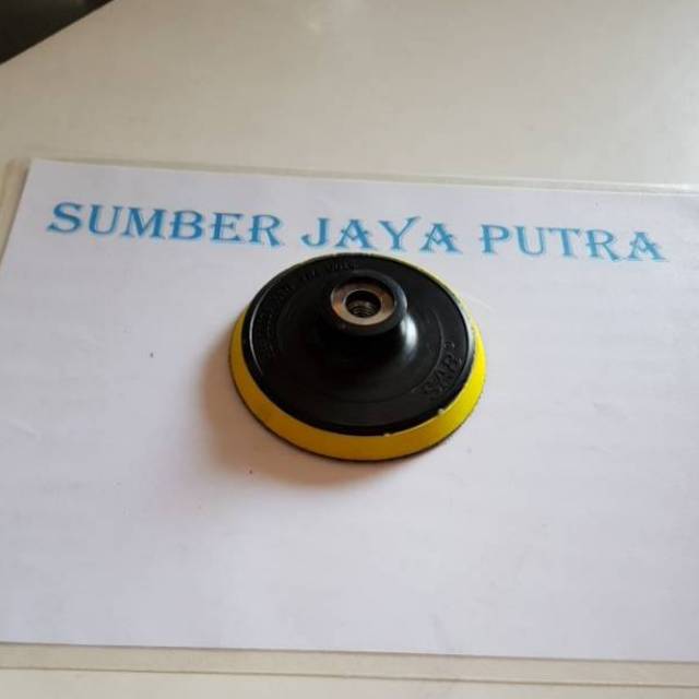 Tatakan amplas kedudukan amplas tempel amplas bulat 4 in