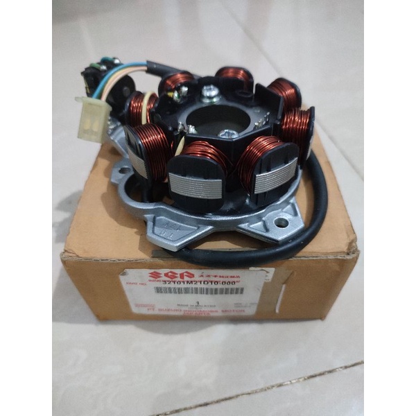 Spul Pulser Stator Magnet Suzuki Satria HIU LSCM Original SGP 32101M21D10-000