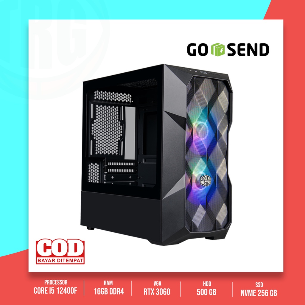 PC GAMING i5 12400F | RTX 3060 12GB | 16GB | Mantul