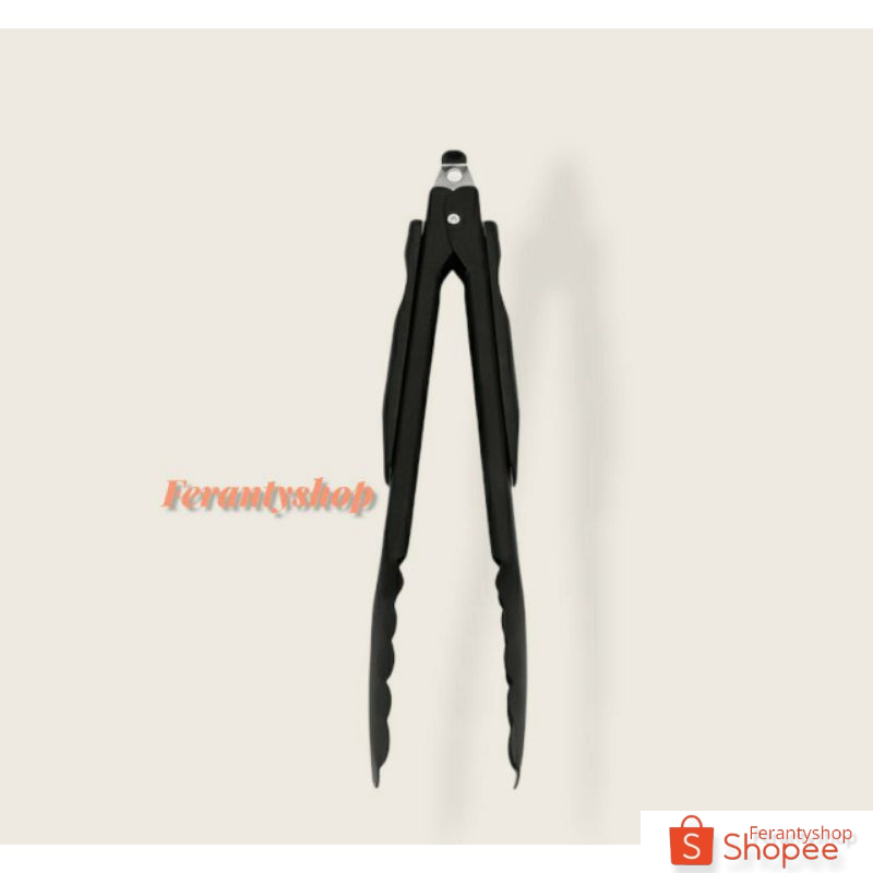 Penjepit jepitan makanan/ gorengan/ capitan hitam/ penjepit roti penjepit makanan tahan panas