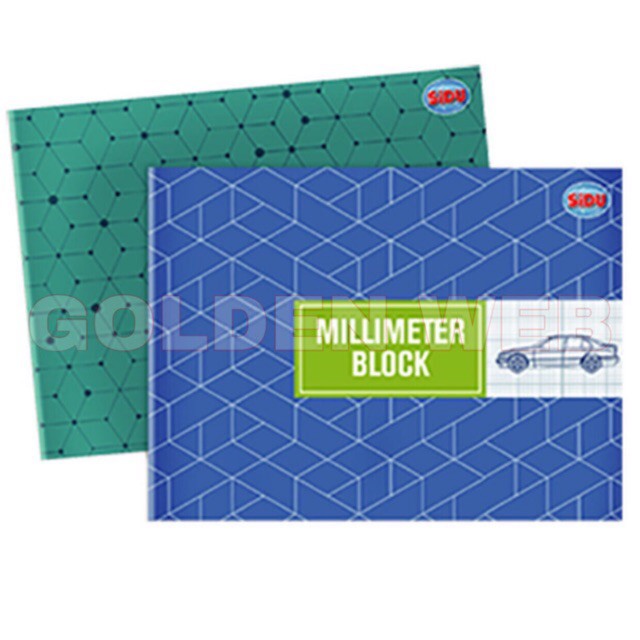 

Sidu Mili Meter Block F4 20 Lembar