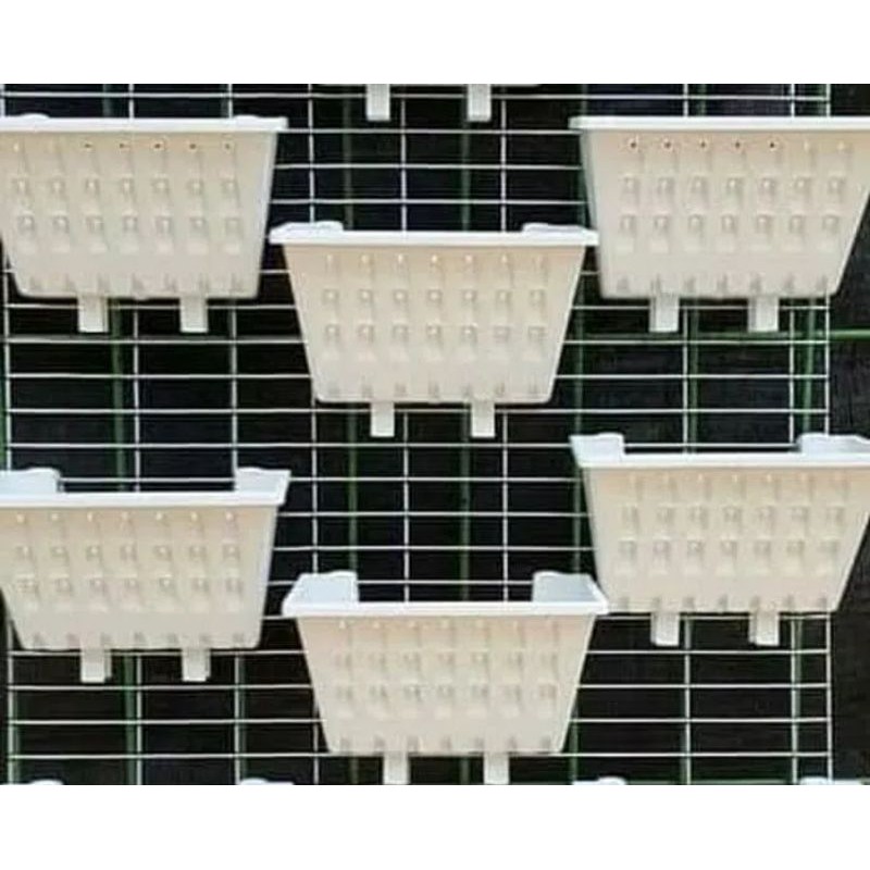 Pot Argo 01 warna putih /hitam/ merah bata |pot gantung argo 01 |pot tempel |Pot Cantel Argo 01