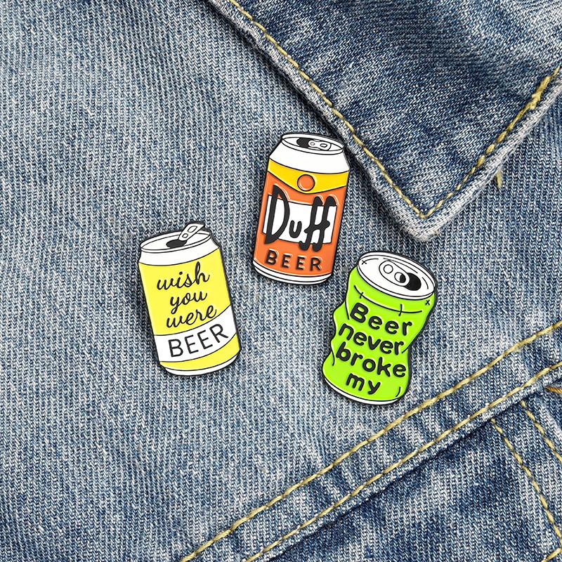 Bros Pin Enamel Desain Bir Simpsons Untuk Pakaian