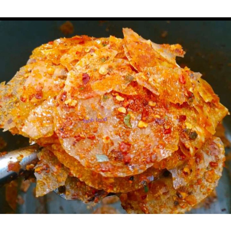 

Kripik kaca daun jeruk/elod kaca daun jeruk