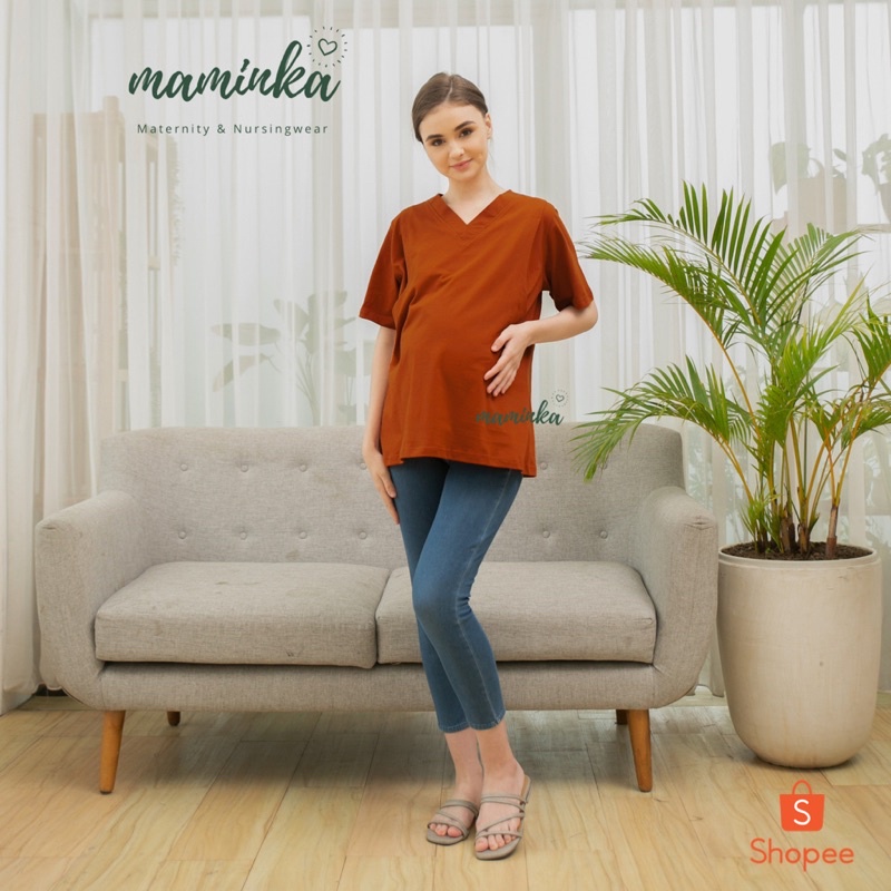 ARUNA BLOUSE BUSUI FRIENDLY BY MAMINKA