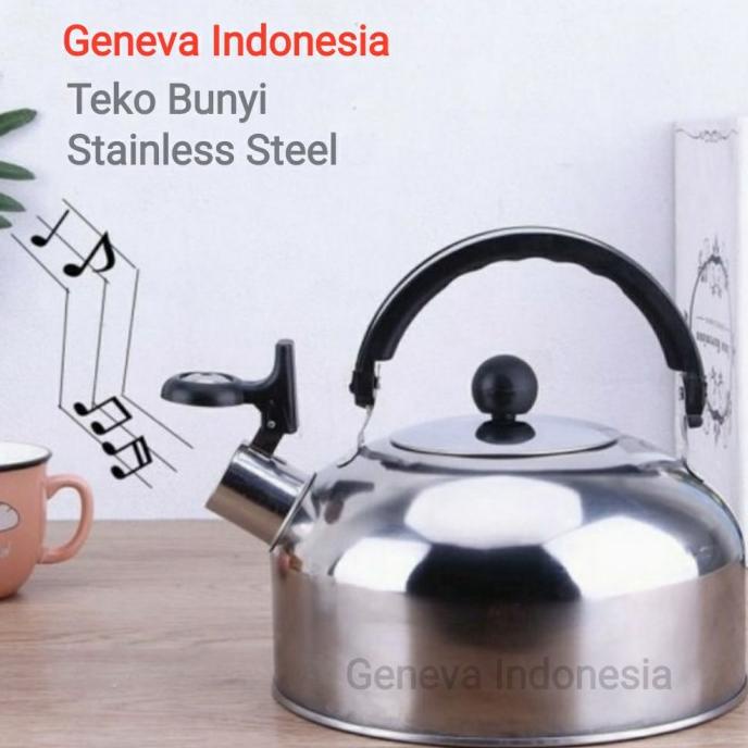 Kettle Bunyi - Teko Bunyi - Whistling Kettle Stainless Steel