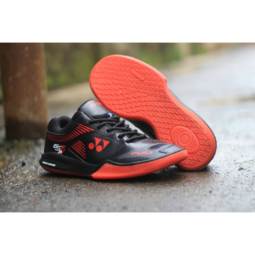 Sepatu Yonex Power Cushion Badminton Black Red Premium Original Vietnam