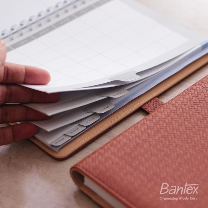 

Buku Agenda Planner Cover Kulit Cokelat Brown Leather Bantex #7491 03