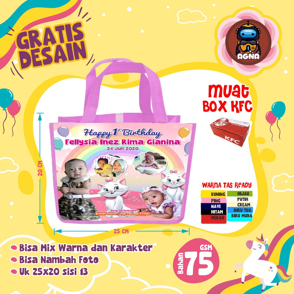

GODIEBAG DESAIN SUKA SUKA TERLARIS 25X20 SISI 13