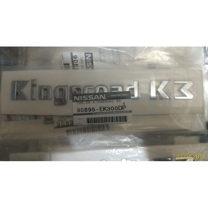 EMBLEM BAGASI TERRANO KINGSROAD K1 / K2 / K3 - KINGSROAD K1