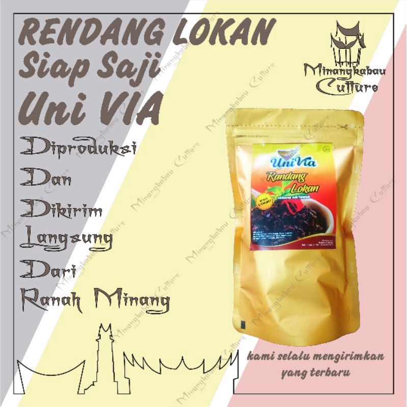 

Rendang lokan Uni Via kemasan 250 gram