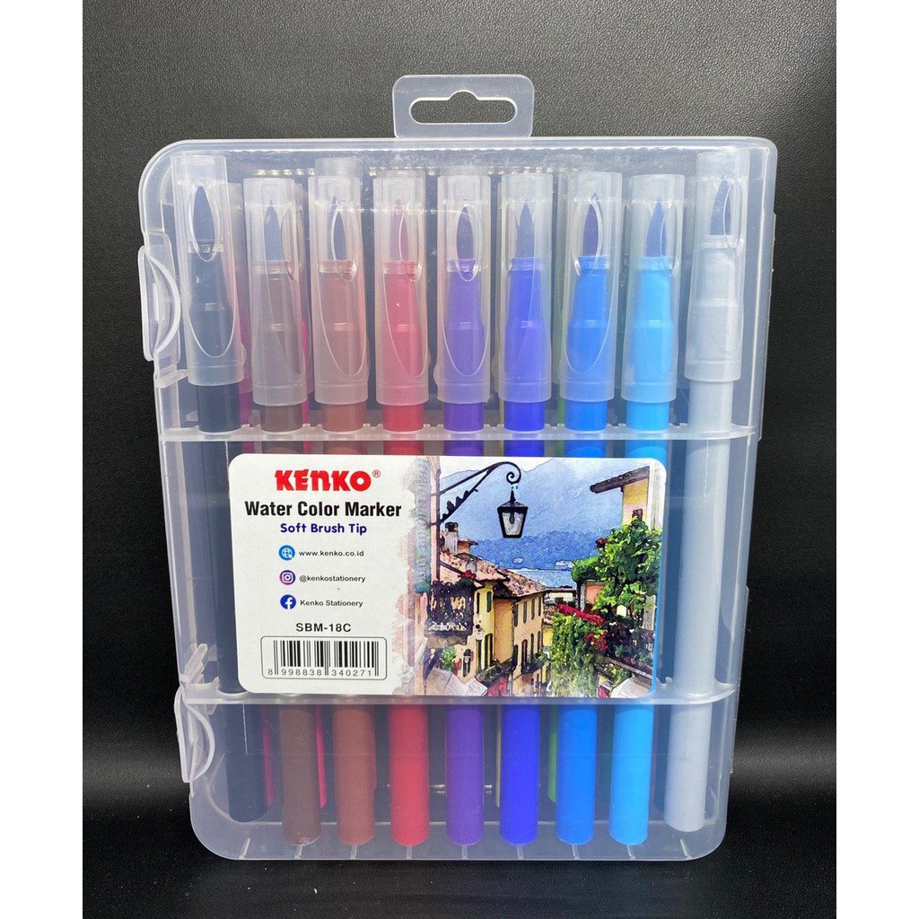 

Brush Marker SBm isi 18 warna kenko