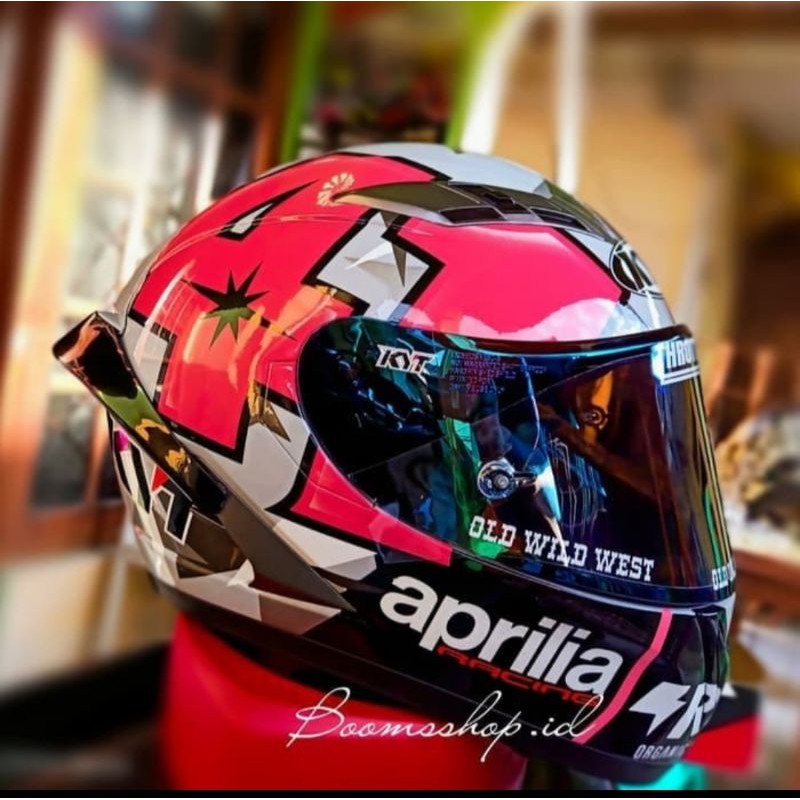 KYT Falcon Repaint Espargaro paket ganteng