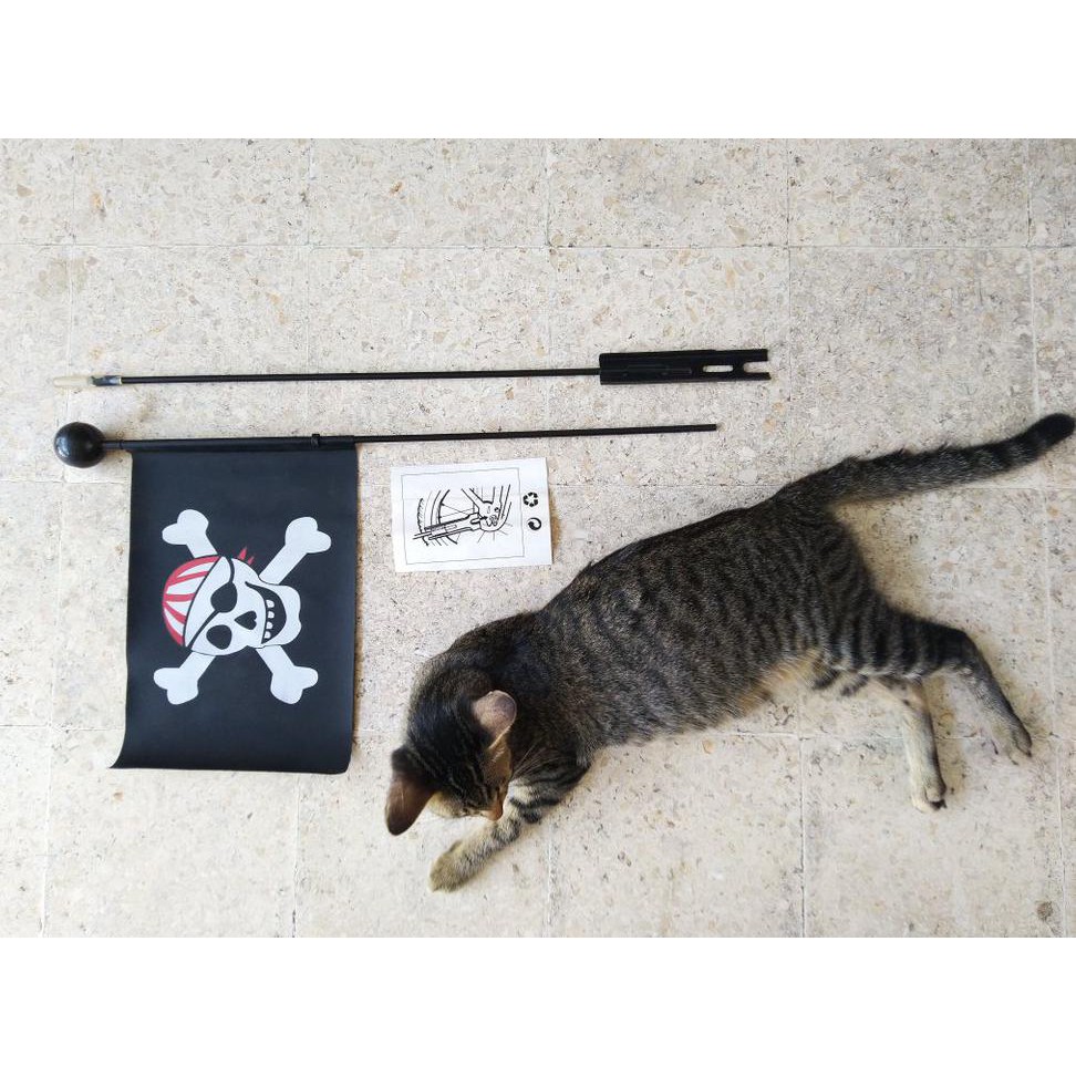 Tiang Bendera Sepeda Touring Minion Trailer Cargo