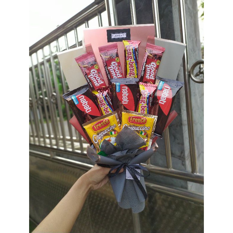 Bucket Snack Kopi / Buket Snack Kopi / Bucket Kopi Wisuda / Buket Kopi Wisuda