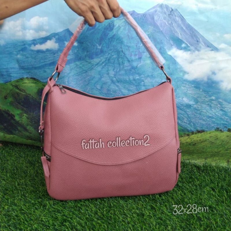 tas tote bag wanita bahan .motif kulit jeruk