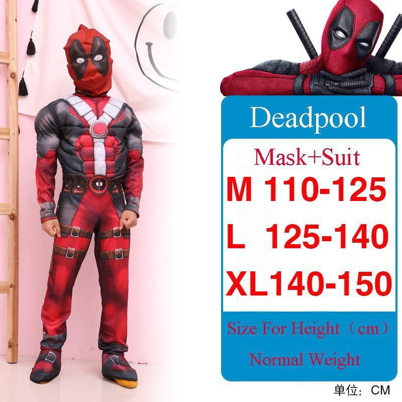 Kostum deadpool anak