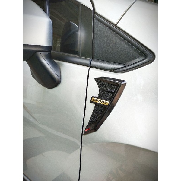 Ay00 Calya Sigra Air Flow Turbo Hood Airscoop Universal Side Air Vent Dummy - Air Intake Variasi