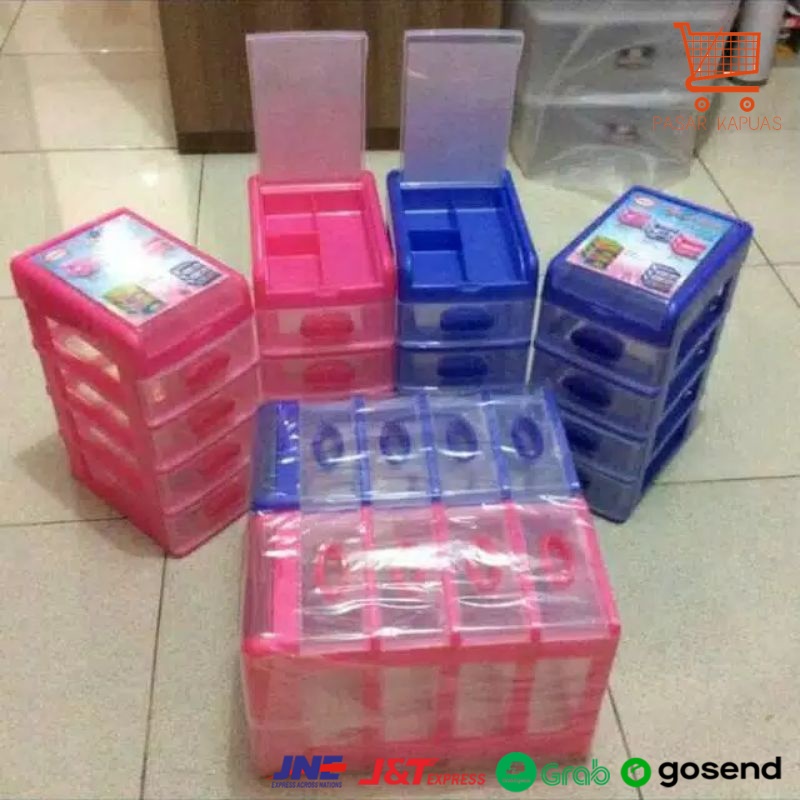 [ COD ] Laci Susun 5 Kecil Shinpo / Laci Mini / Mini Container / Laci Plastik / laci susun
