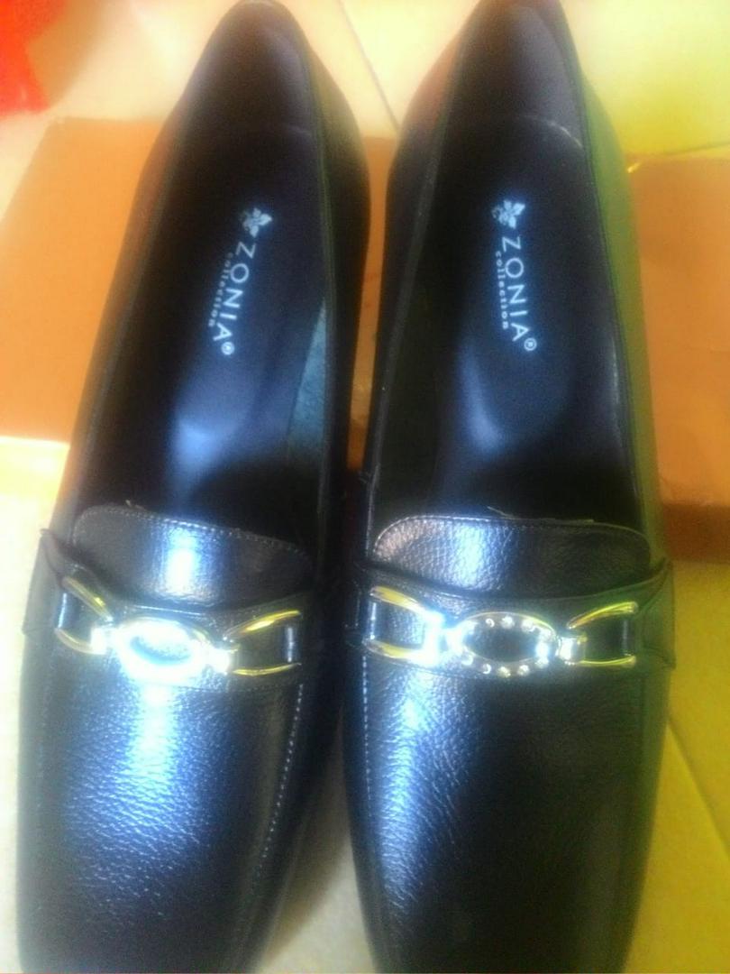 Sepatu Pantofel Wanita Kulit Asli Zonia Dm 078 Premium