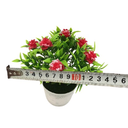 Satu7an PBP16 BUNGA BONSAI PLASTIK PALSU + POT BUNGA TANAMAN HIAS DECORATION FLOWER ARTIFICIAL-3