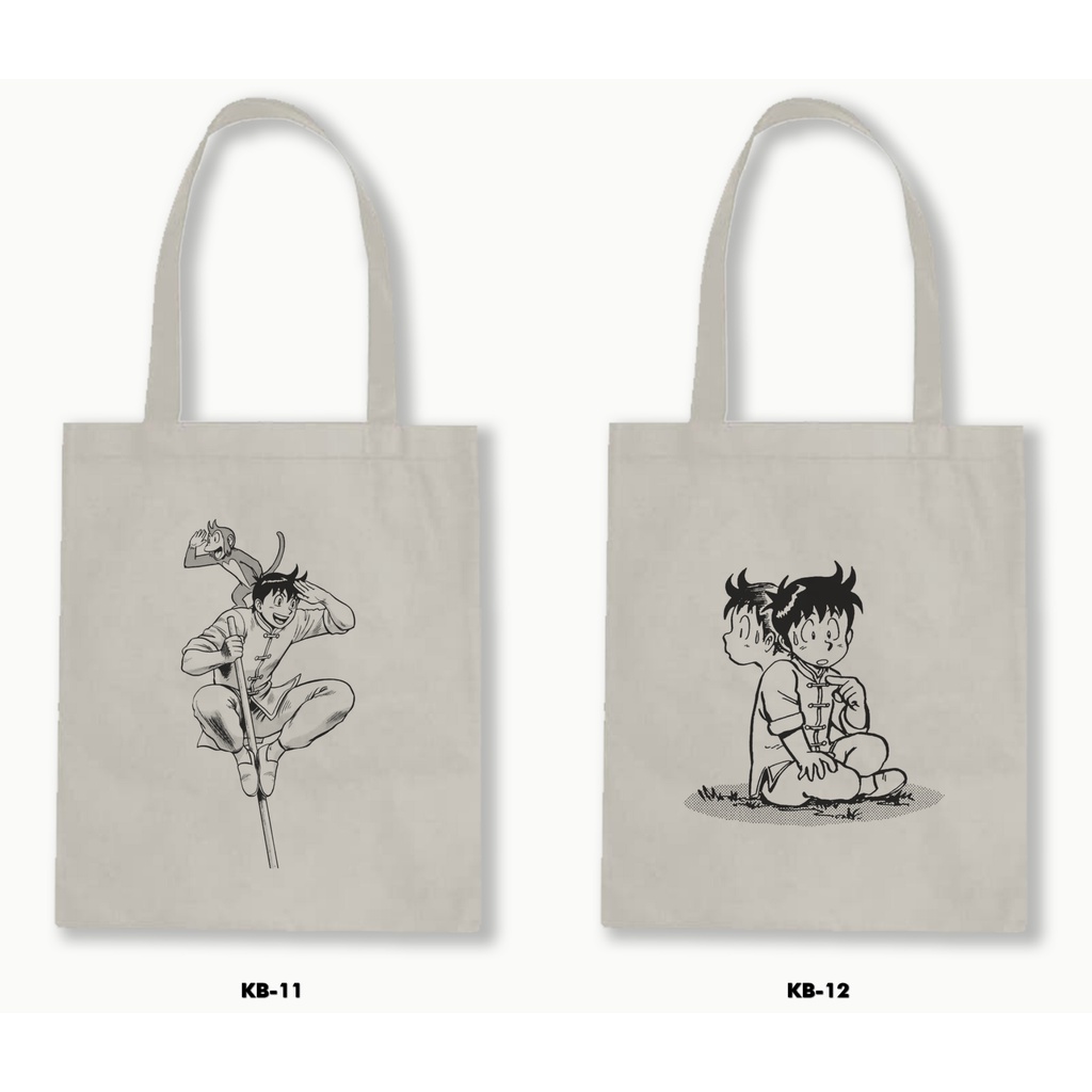 TOTE BAG BLACU - KUNGFU BOY / CHINMI 1