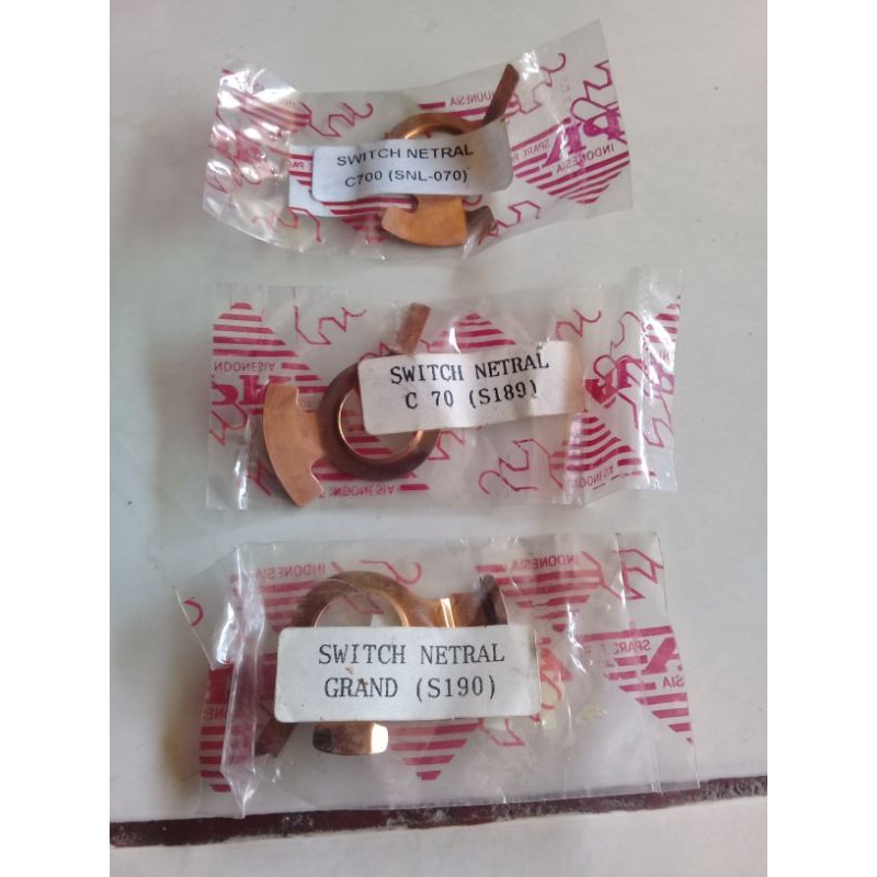 Plat Tembaga Kuningan Swit Switch Netral Honda C50 C70 C700 C800 A800 Astrea Prima Star Astrea Grand