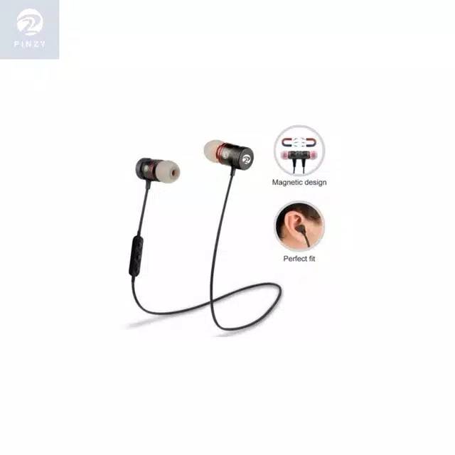 Headset Bluetooth Sport Magnetic Pinzy B3 - Pinzy B3 Magnetic Earphone